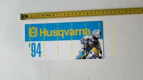 Husqvarna produzione modelli 1994 depliant moto originale brochure