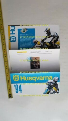 Husqvarna produzione modelli 1994 depliant moto originale brochure