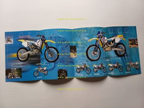 Husqvarna produzione modelli 1998 depliant moto originale brochure