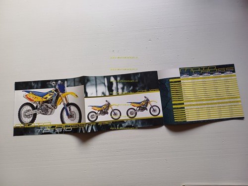 Husqvarna produzione modelli 2004 Cross Enduro depliant italiano originale
