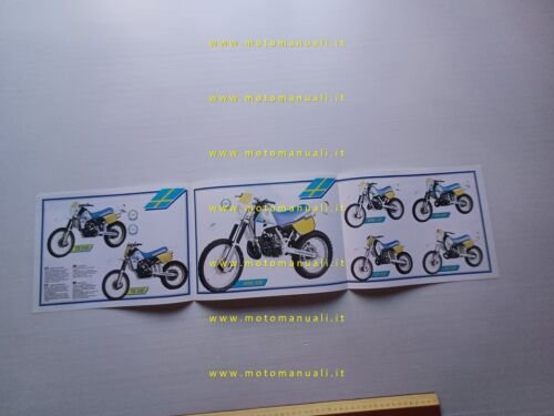 Husqvarna produzione modelli cross enduro 1990 depliant originale