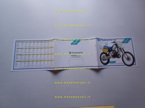 Husqvarna produzione modelli cross enduro 1990 depliant originale