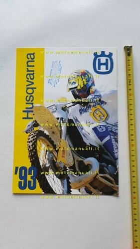 Husqvarna produzione modelli Cross Enduro 1993 depliant moto originale brochure