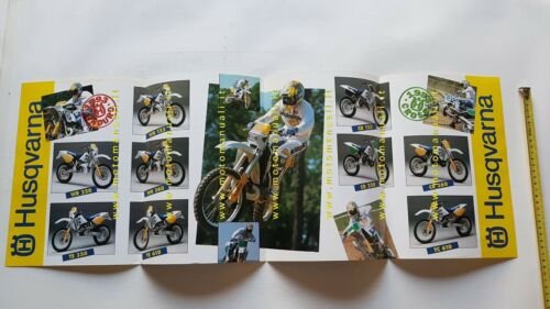 Husqvarna produzione modelli Cross Enduro 1993 depliant moto originale brochure