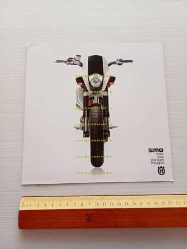 Husqvarna SMQ concept prototipo 2008 depliant italiano originale