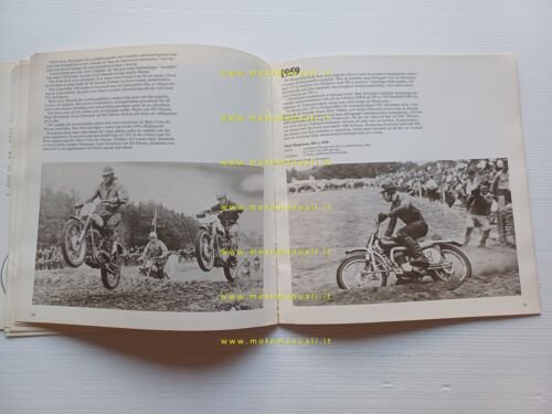 Husqvarna storia modelli gare produzione 1903-1969 depliant originale svedese