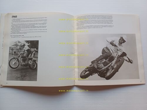 Husqvarna storia modelli gare produzione 1903-1969 depliant originale svedese