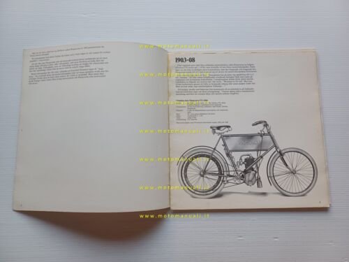 Husqvarna storia modelli gare produzione 1903-1969 depliant originale svedese