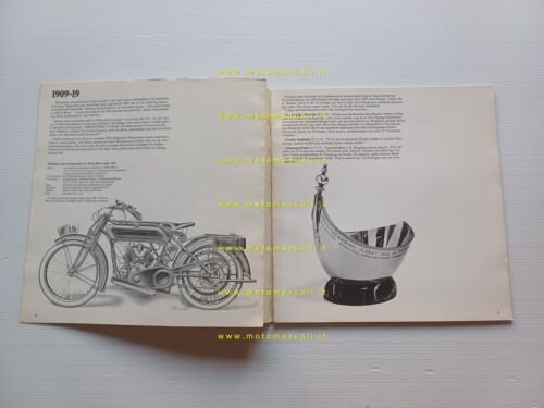 Husqvarna storia modelli gare produzione 1903-1969 depliant originale svedese