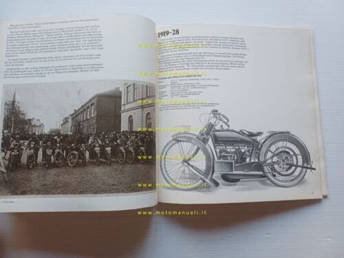 Husqvarna storia modelli gare produzione 1903-1969 depliant originale svedese