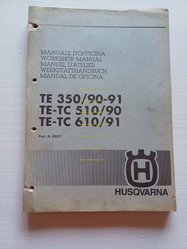 Husqvarna TE 350 1990-91 - TE 510 1990 - TE …