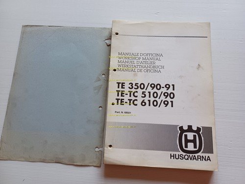 Husqvarna TE 350 1990-91 - TE 510 1990 - TE …
