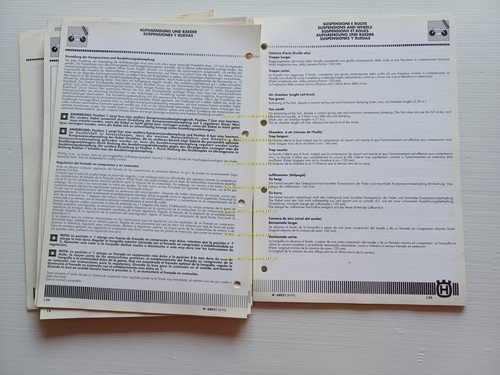 Husqvarna TE 350 1990-91 - TE 510 1990 - TE …