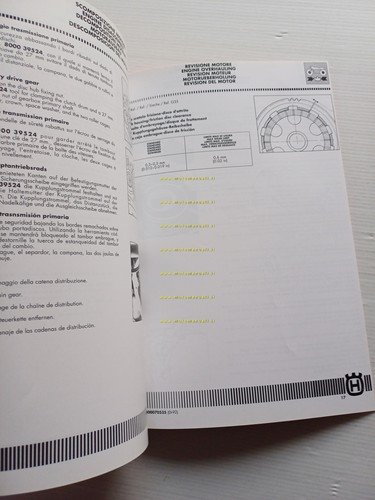 Husqvarna TE 350 1992 - TE-TC 610 1992 AGGIORNAMENTO Manuale …