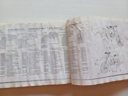 Husqvarna TE 350 610 - TC 610 1995 manuale uso …