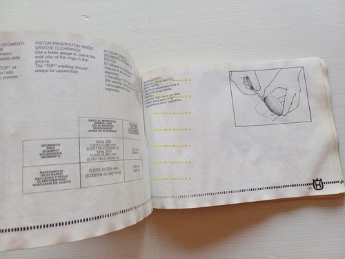 Husqvarna TE 350 610 - TC 610 1995 manuale uso …