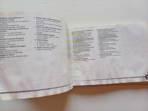 Husqvarna TE 350 610 - TC 610 1995 manuale uso …