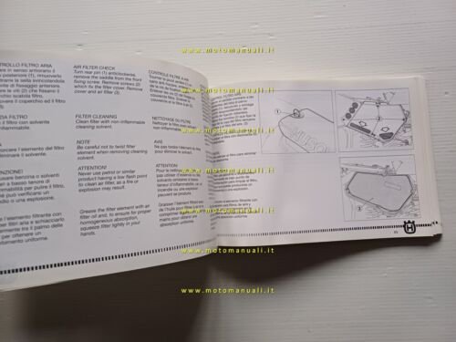 Husqvarna TE 410 610 - TC 610 1996 manuale uso …