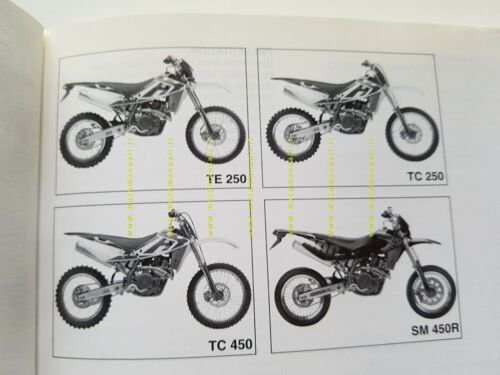 HUSQVARNA TE-TC 250\450 - SM 450 R 2003 manuale uso …