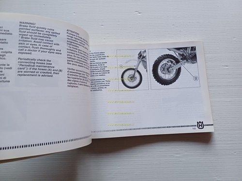 Husqvarna TE-TC 250-450-510 SMR 400-450-510 2006 manuale uso libretto originale