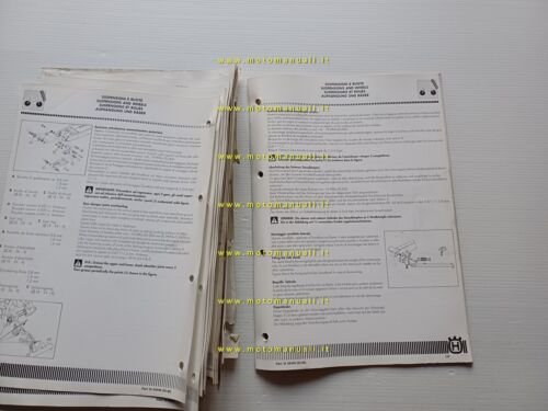 Husqvarna WR 240-250-260 1990 AGGIORNAMENTO Manuale Officina originale