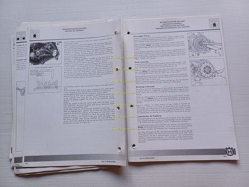 Husqvarna WR 240-250-260 1990 AGGIORNAMENTO Manuale Officina originale