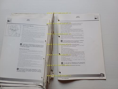 Husqvarna WR 240-250-260 1990 AGGIORNAMENTO Manuale Officina originale