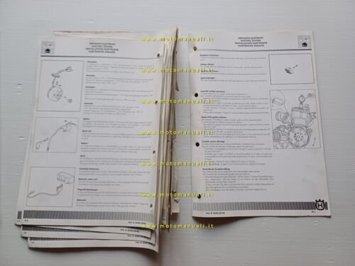 Husqvarna WR 240-250-260 1990 AGGIORNAMENTO Manuale Officina originale
