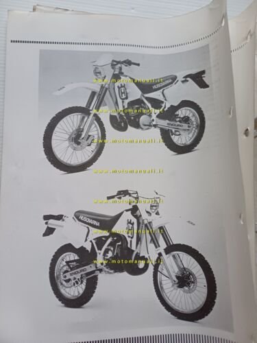 Husqvarna WR 240-250-260 1990 AGGIORNAMENTO Manuale Officina originale