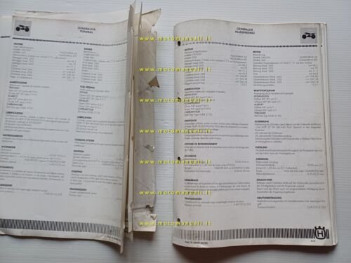 Husqvarna WR 240-250-260 1990 AGGIORNAMENTO Manuale Officina originale