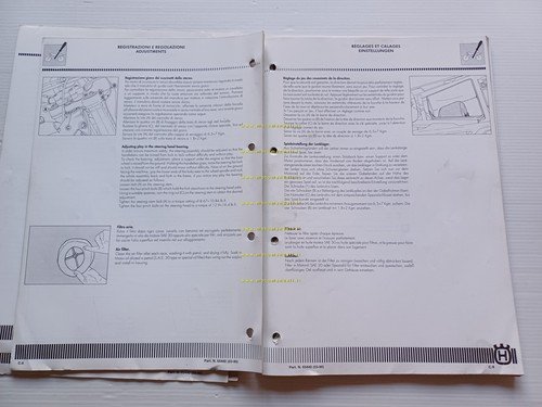 Husqvarna WR 240-250-260 1990 AGGIORNAMENTO Manuale Officina originale