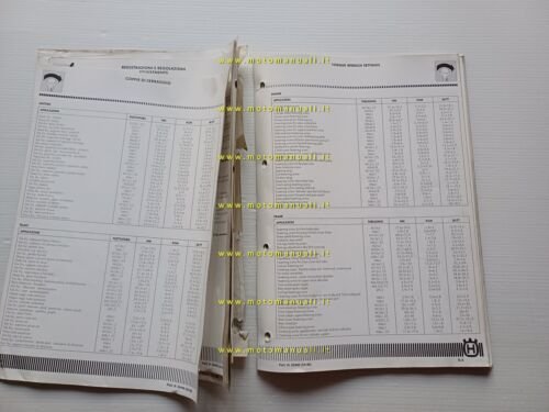 Husqvarna WR 240-250-260 1990 AGGIORNAMENTO Manuale Officina originale