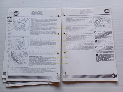 Husqvarna WR 240-250-260 1990 AGGIORNAMENTO Manuale Officina originale