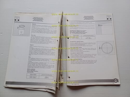 Husqvarna WR 240-250-260 1990 AGGIORNAMENTO Manuale Officina originale