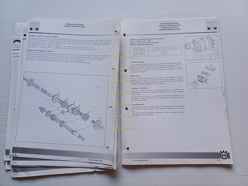 Husqvarna WR 240-250-260 1990 AGGIORNAMENTO Manuale Officina originale