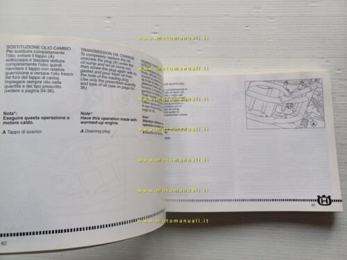 Husqvarna WR-CR 250 - WR 360 2001 manuale uso manutenzione …