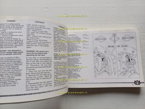 Husqvarna WR-CR 250 - WR 360 2001 manuale uso manutenzione …