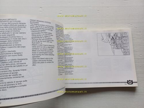 Husqvarna WR-CR 250 - WR 360 2001 manuale uso manutenzione …