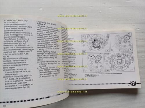 Husqvarna WR-CR 250 - WR 360 2001 manuale uso manutenzione …