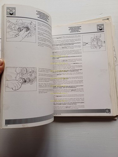 Husqvarna WRE 125 1994 Manuale Officina originale