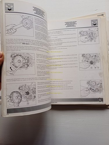 Husqvarna WRE 125 1994 Manuale Officina originale