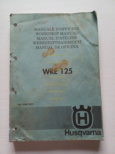 Husqvarna WRE 125 1994 manuale officina riparazione originale