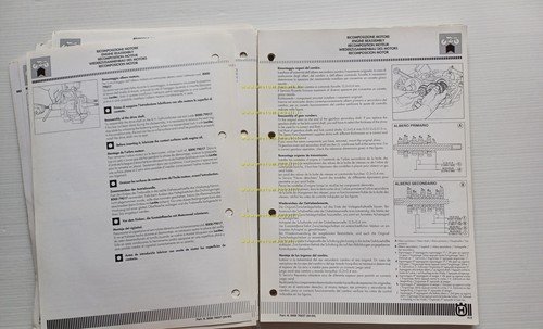 Husqvarna WRE 125 1994 manuale officina riparazione originale