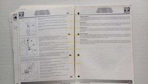 Husqvarna WRE 125 1994 manuale officina riparazione originale