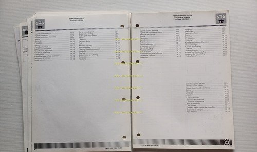 Husqvarna WRE 125 1994 manuale officina riparazione originale