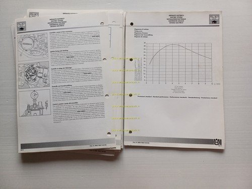 Husqvarna WRE 125 1994 manuale officina riparazione originale