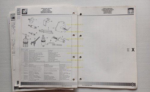 Husqvarna WRE 125 1994 manuale officina riparazione originale
