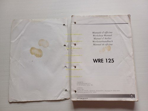 Husqvarna WRE 125 1994 manuale officina riparazione originale