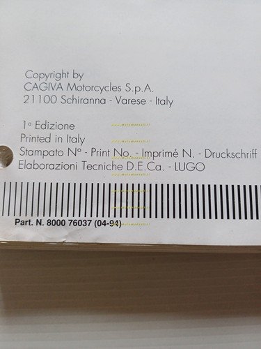 Husqvarna WRE 125 1994 manuale officina riparazione originale