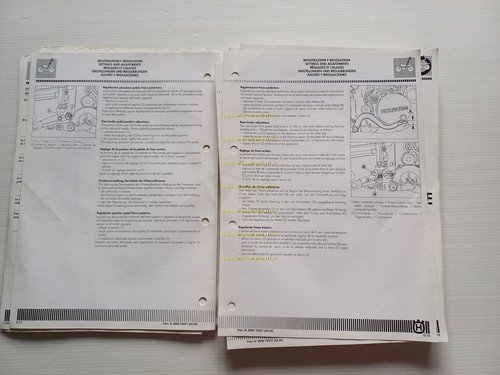 Husqvarna WRE 125 1994 manuale officina riparazione originale